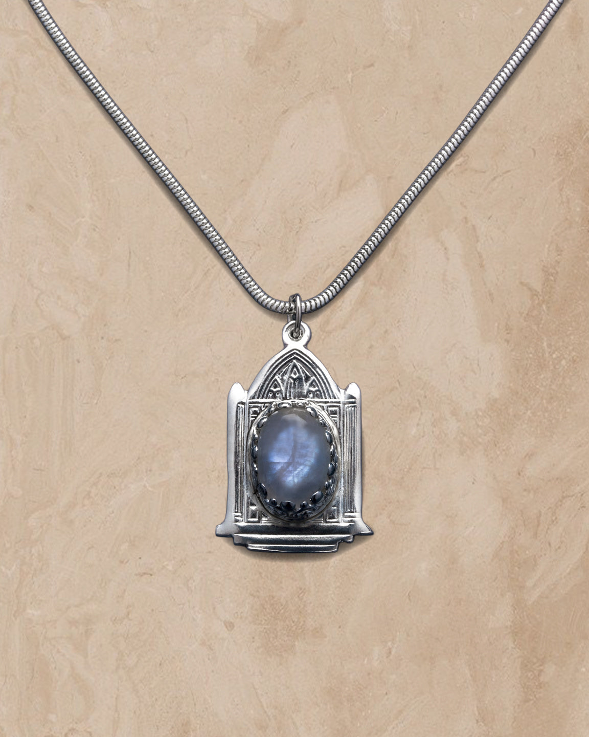 Gothic Moonstone Pendant