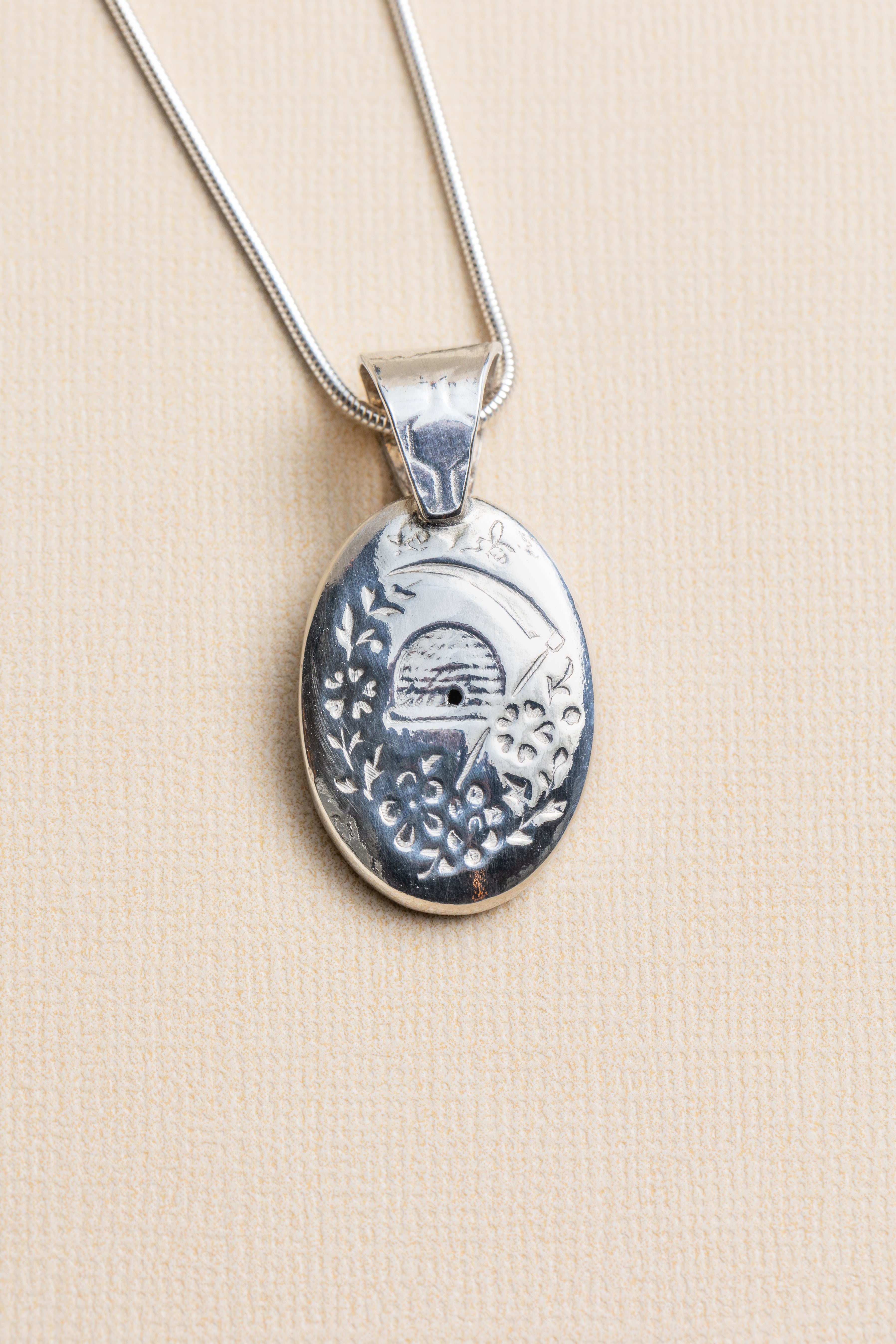 Hollow Beehive Pendant