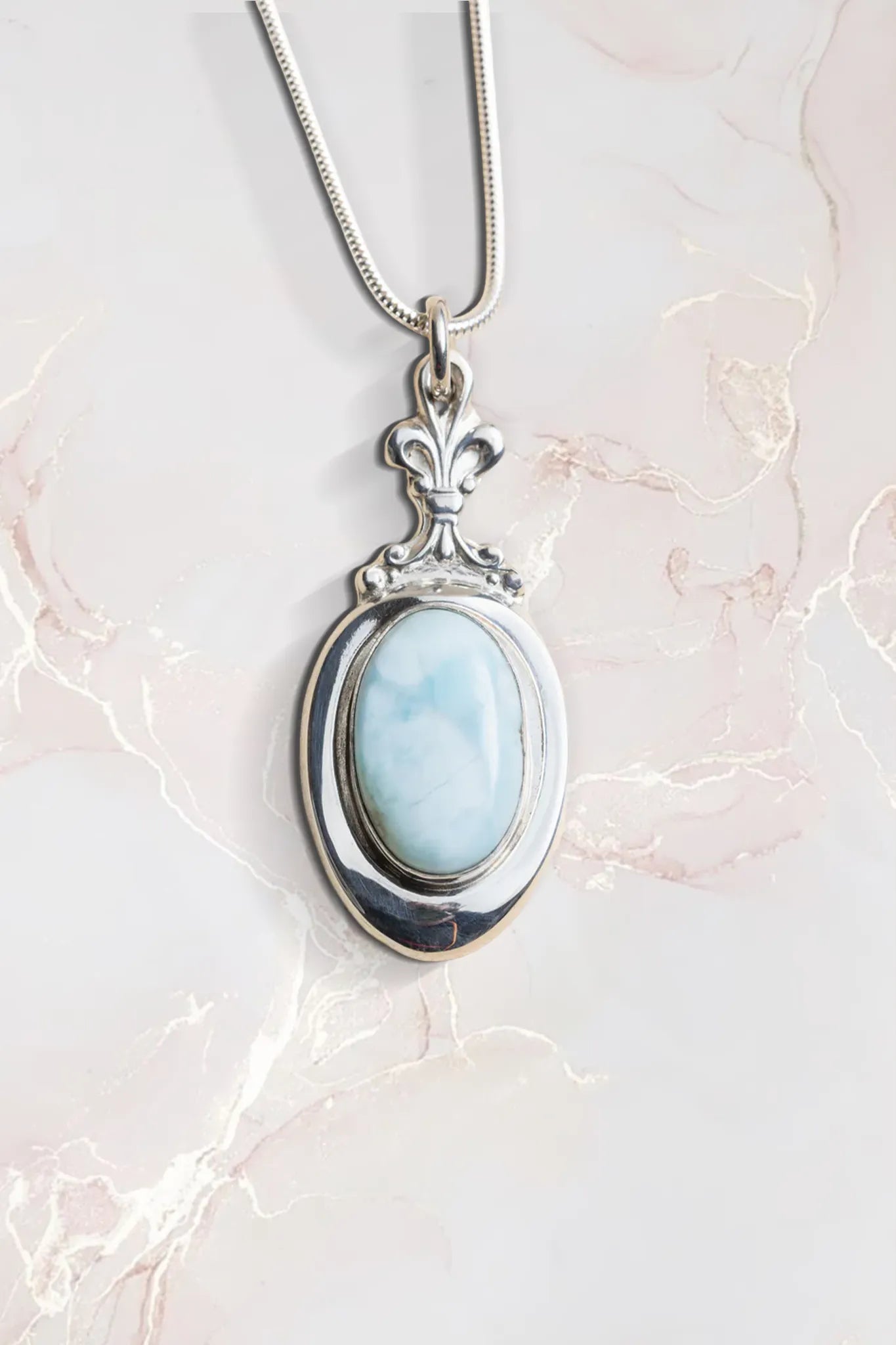 Oval Larimar