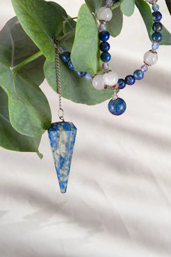 Sodalite pendulum