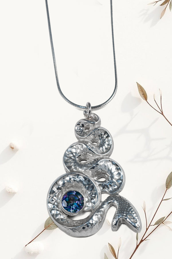 Spiraling Serpent Pendant