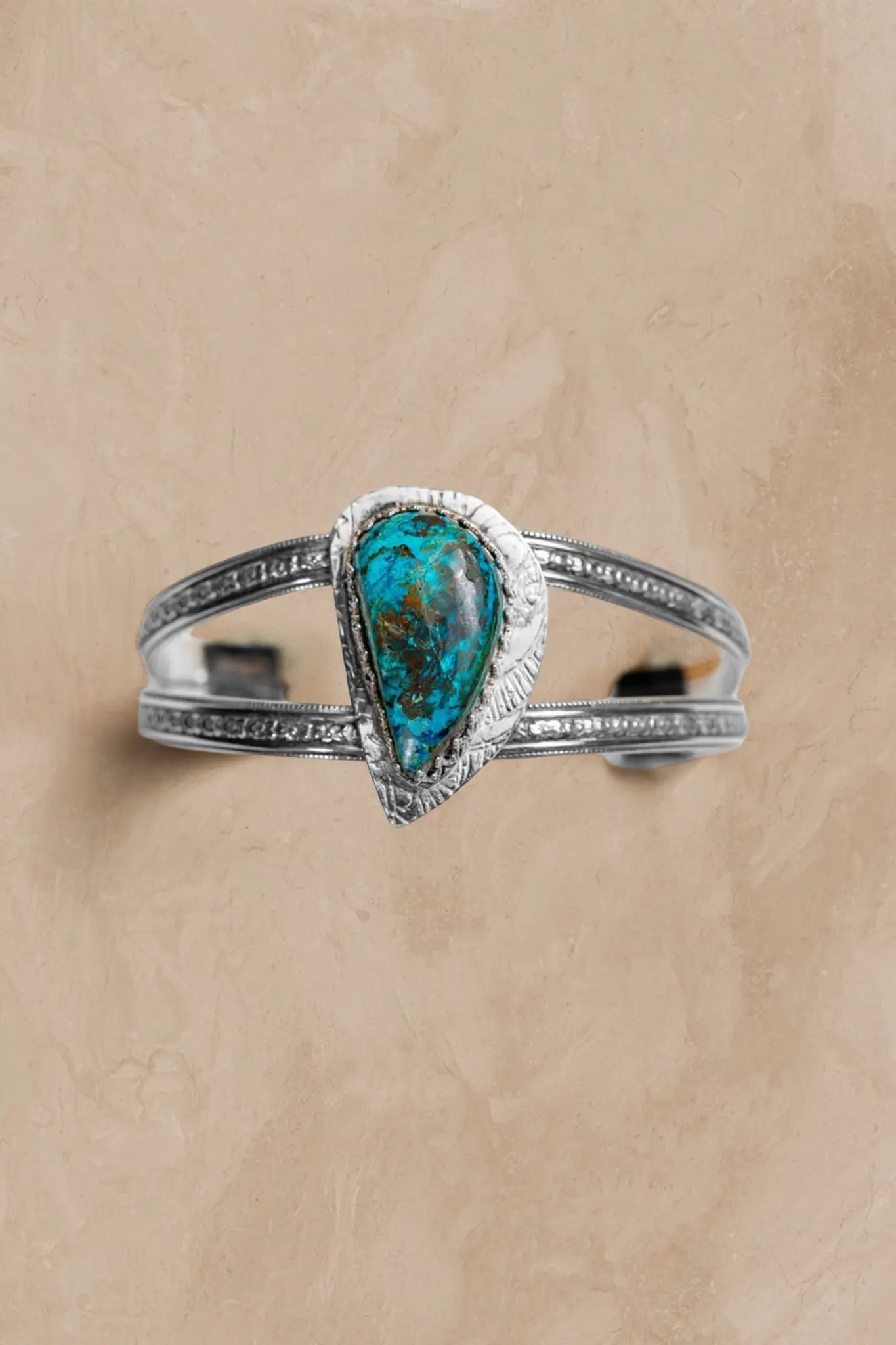 Teardrop Chrysocolla Bracelet