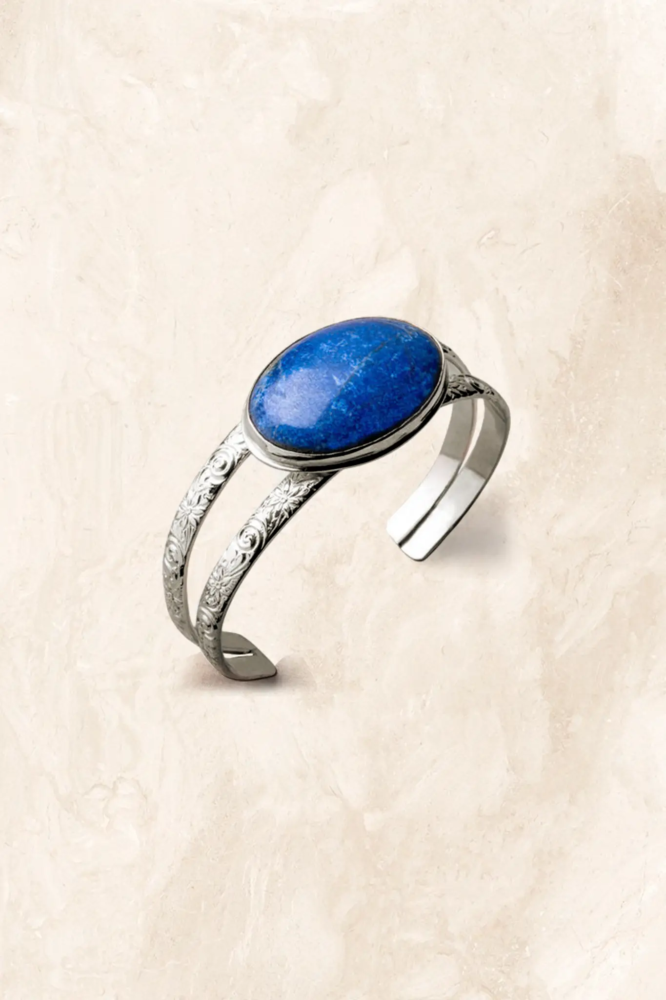 Oval Lapis Lazuli Bracelet